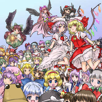東方集合絵