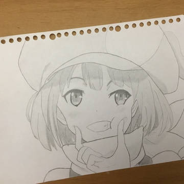 edの一コマを模写