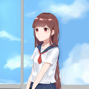 教室の女の子