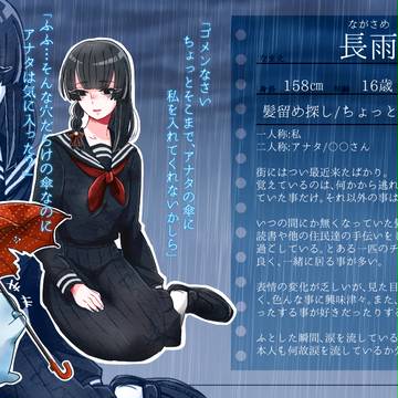 【傘の街】長雨【住民】