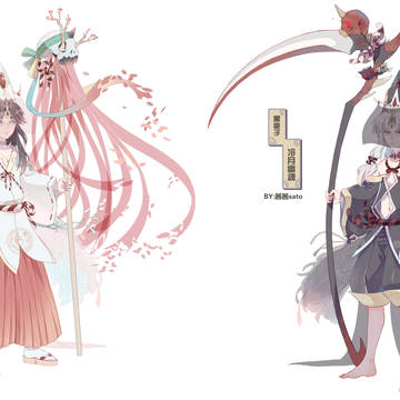 【百绘罗衣】白童子+黑童子