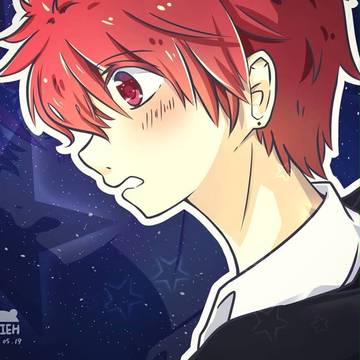 星空與男子