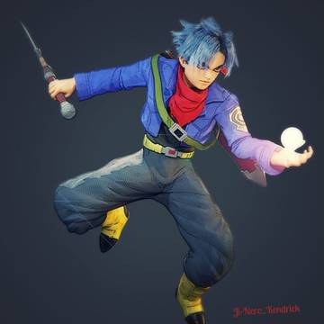 Future Trunks Fanart 3D