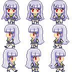 オリジナルキャラクターのドット絵４　エルリール