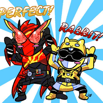 Assorted Sentai/Rider drawings 1