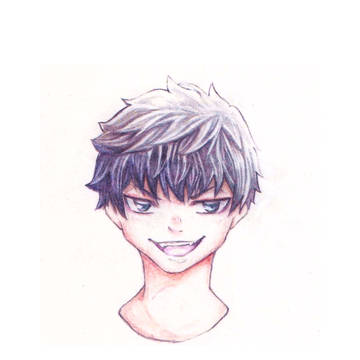 久しぶりに色鉛筆画