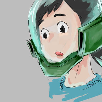 ひそねとまそたん”甘粕ひそね”が可愛いから描いてみたよ。