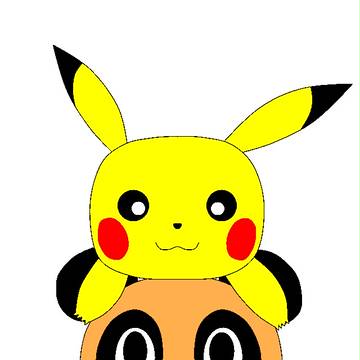 ポン太とピカチュウ