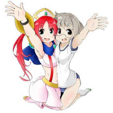 アザリンちゃんと平岡優ちゃん