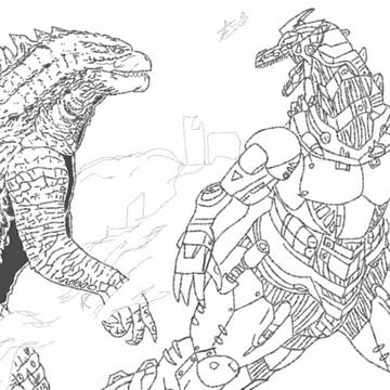ギャレゴジvs機龍