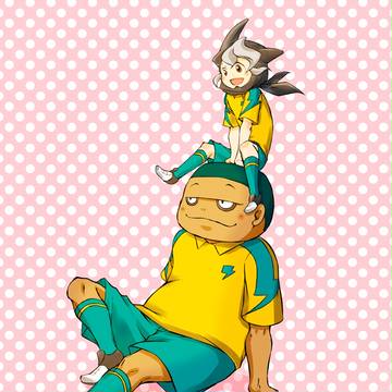 イナイレ　服部半田＆岩戸高志