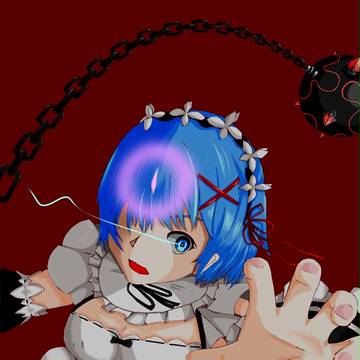 リゼロ　レム　色塗り完成