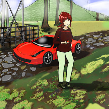 458イタリアと女の子