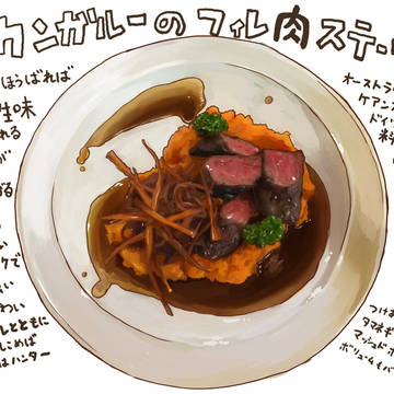 カンガルーのフィレ肉ステーキ