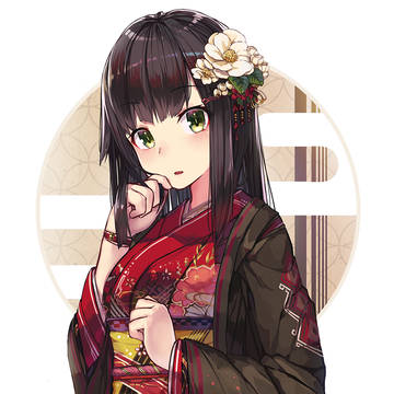 黒ロング着物