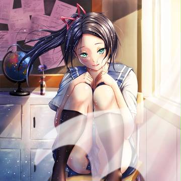 夕日