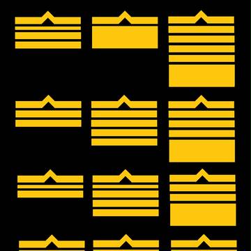 朝鮮人民軍海軍 軍官級及び将領級 階級袖章