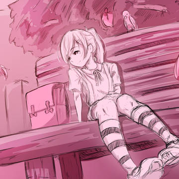 little girl enjoying her world