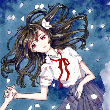 波際の彼女