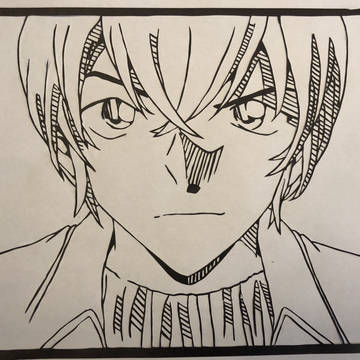 安室透 【切り絵】