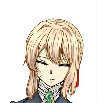 ヴァイオレットエヴァーガーデン描いてみた