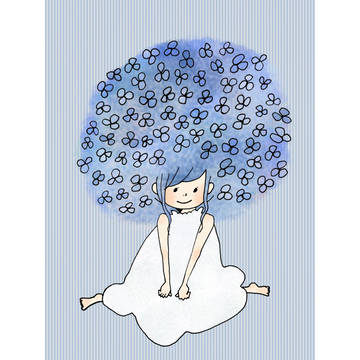 あじさいの子