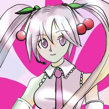 桜ミクのつもりです(⌒-⌒; )