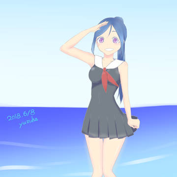 セーラー水着！