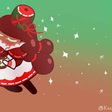 ココア味クッキー クリスマススキン