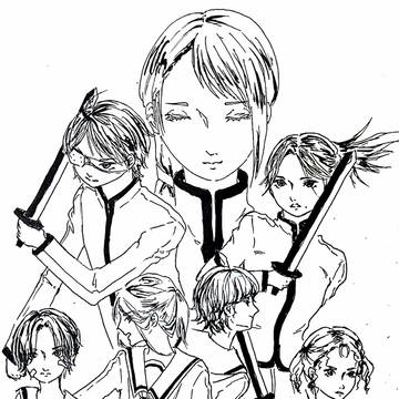 戦闘物っぽい絵