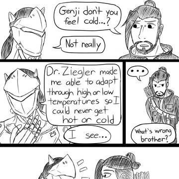 Christmas Hanzo + Genji
