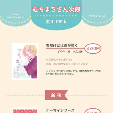 【リオdeカーニバル2】おしながき（※女体化あり）