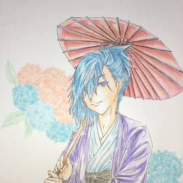 藍×和装