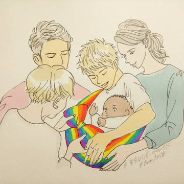 セクマイもアライも街の人々も素敵な週末を🌈