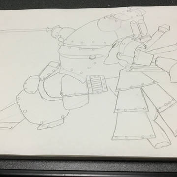 模写 サクラ大戦 光武(さくら機）