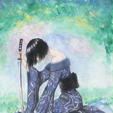 Commission - Katana girl