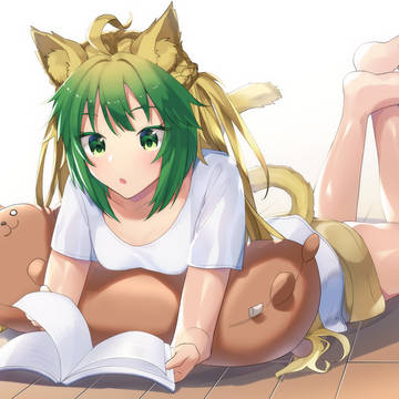 部屋でくつろぐアタランテさん