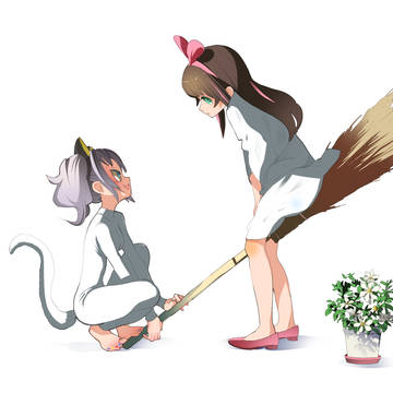 白き衣の魔女子さん