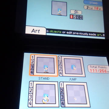 Classic Sonic in Wario Ware DIY