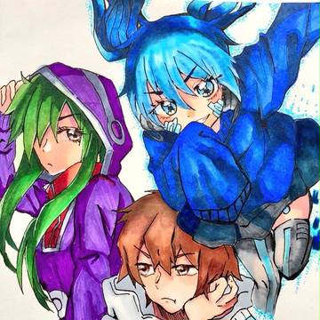 カゲプロ  (エネ、ヒビヤ、キド)