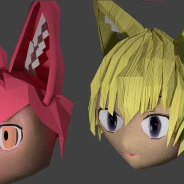 Blenderで顔を作り敗北する！その６