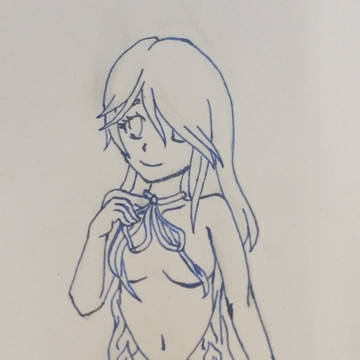 快考试啦，其他同学都在复习～我还在画画～(￣▽￣～)~