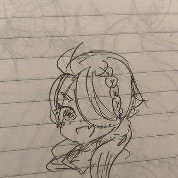 勉強の合間の落書き
