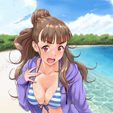 恥じらいの太眉乙女