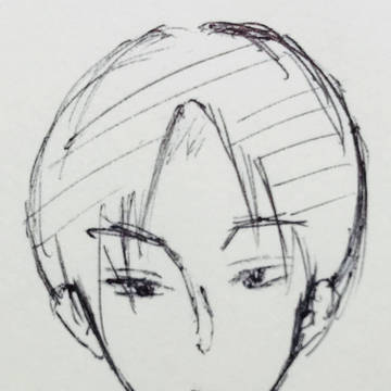 センター分け