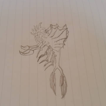 覚えてる限りで描いたミ=ゴ