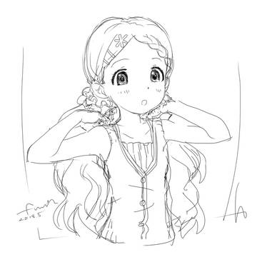 おさげのここなちゃん