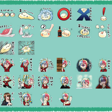 LINEスタンプ描きました！