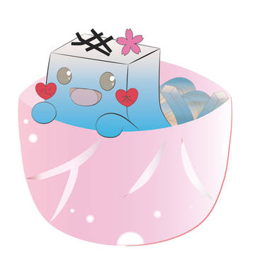 ひょっこり顔を出す心ちゃん☆