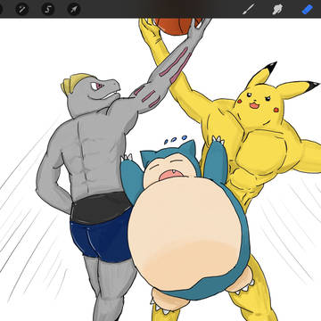 basketball with friends